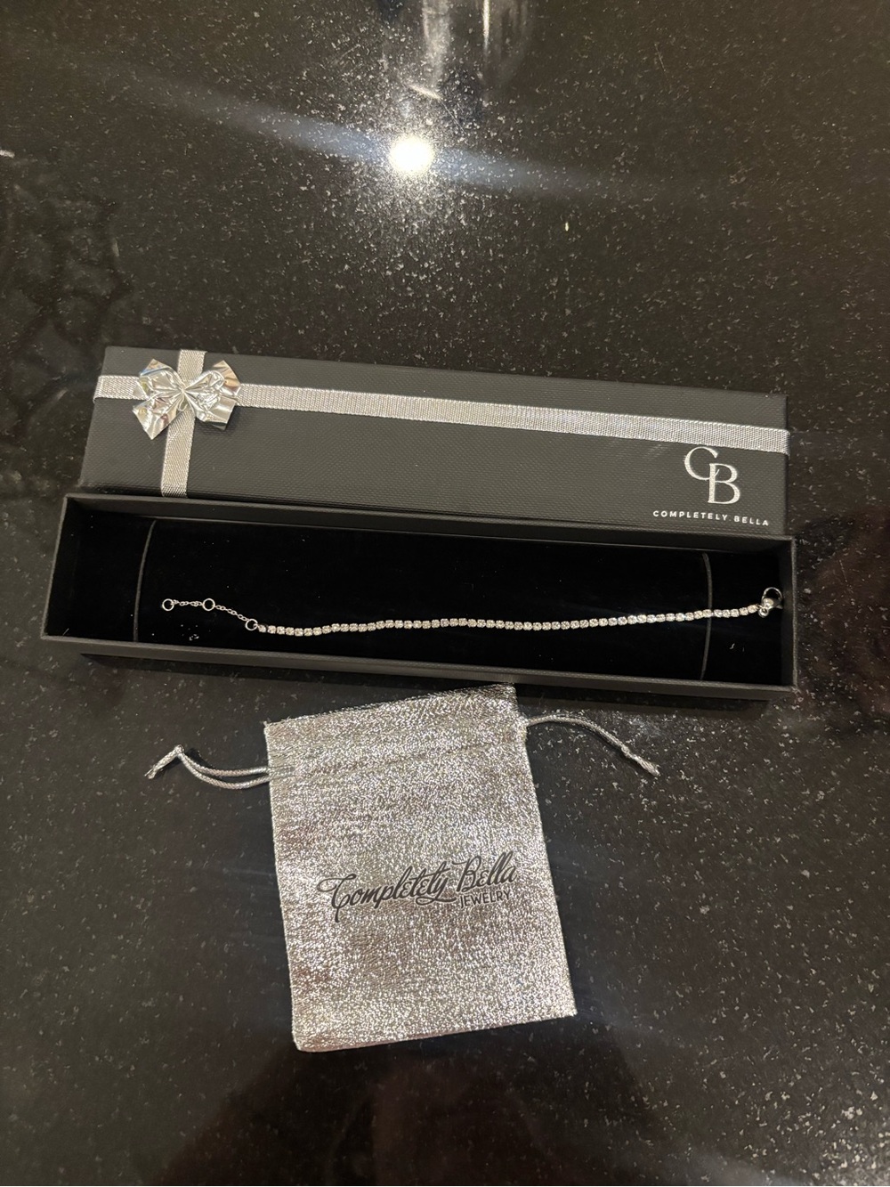 Silver Tennis Bracelet - Classic Silver Sparkle